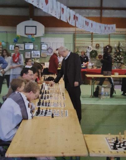 Gilbert Grimberg, Maître FIDE lors du Télethon de Villepreux 2005
